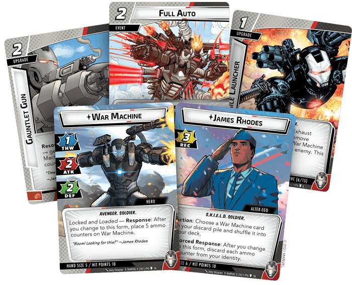 Marvel Champions: The Card Game – War Machine Hero Pack - Image 2