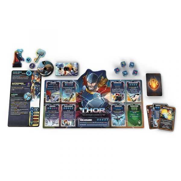 Marvel Dice Throne 4-Hero Box (Scarlet Witch, Thor, Loki, Spider-Man) - Image 4