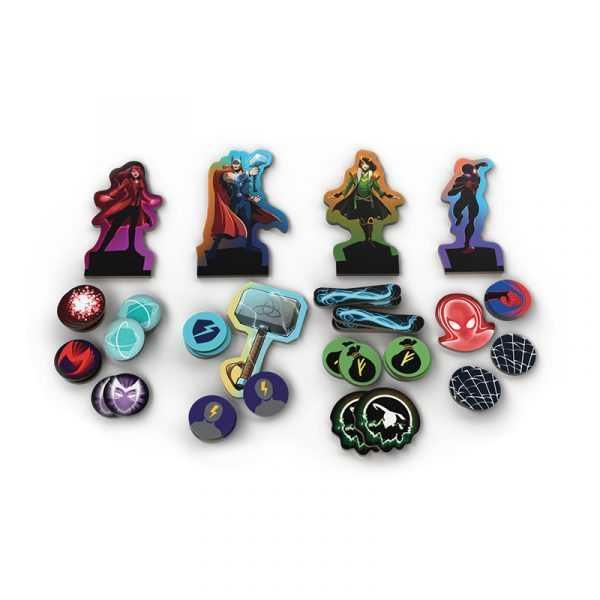 Marvel Dice Throne 4-Hero Box (Scarlet Witch, Thor, Loki, Spider-Man) - Image 7