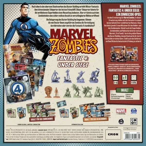 Marvel Zombies : A Zombicide Game Fantastic 4 Under Siege - Image 2