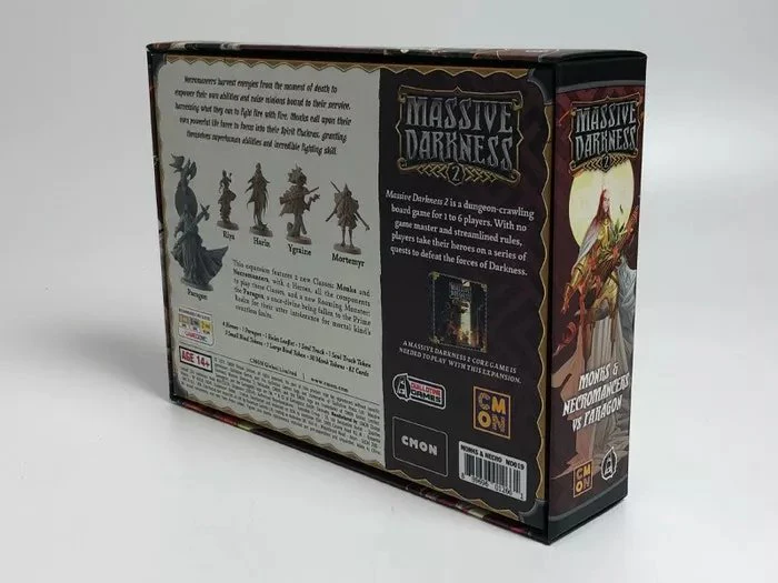 Massive Darkness 2: Heroes & Monster Set – Monks & Necromancers vs The Paragon - Image 2