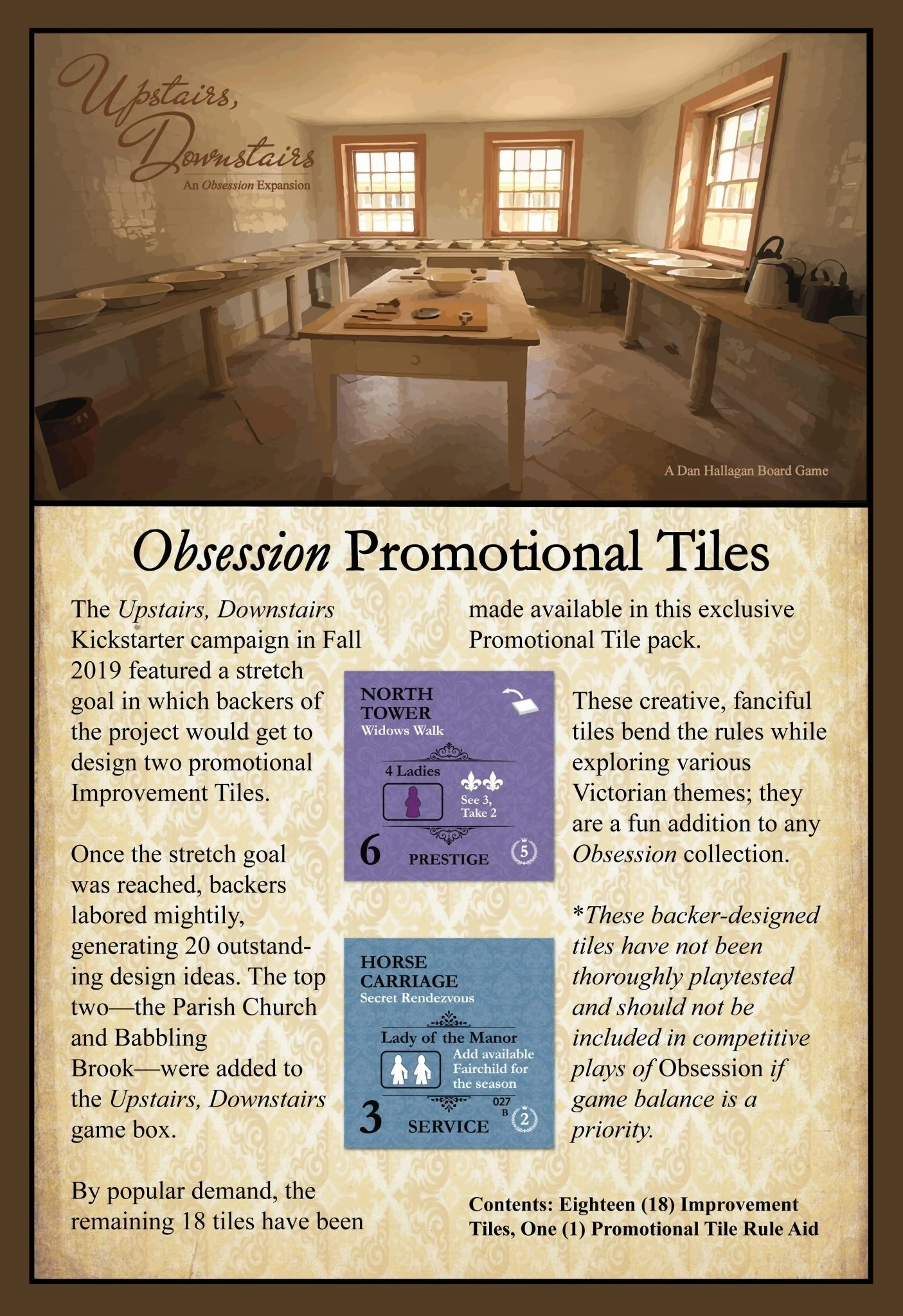 Obsession Promotional Tiles