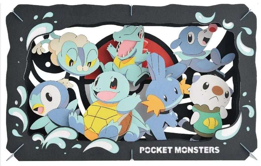 Paper Theater PT-L08 Pokemon - Type: Water
