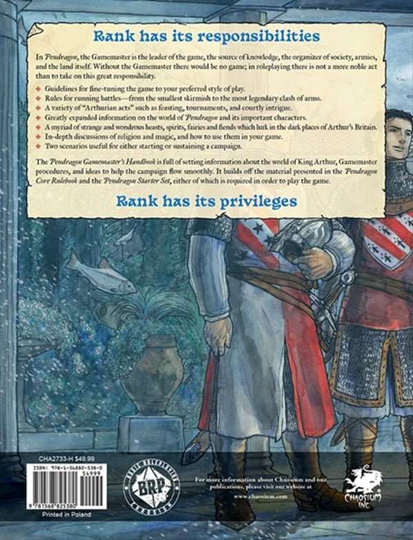 Pendragon RPG - Gamemaster's Handbook - Image 2