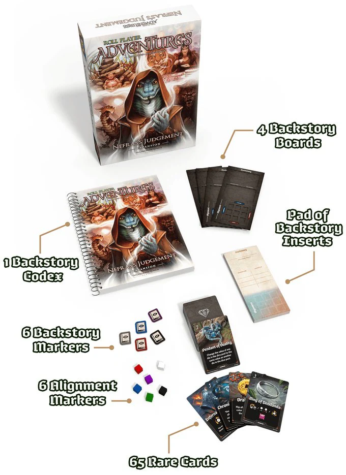 Roll Player Adventures Bundle - (Base game + Nefras's Judgement Expansion) - Image 5