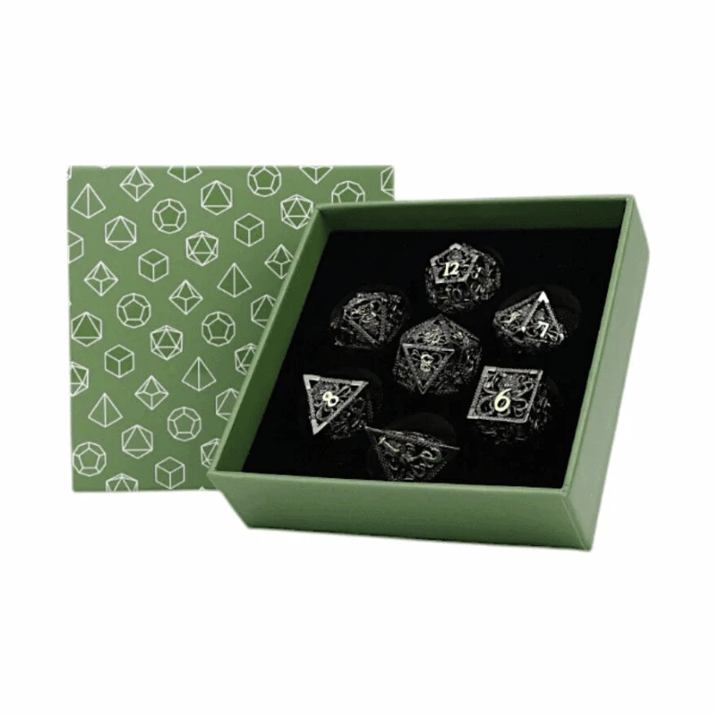 Strange Aeon Dice Set Black/Gold