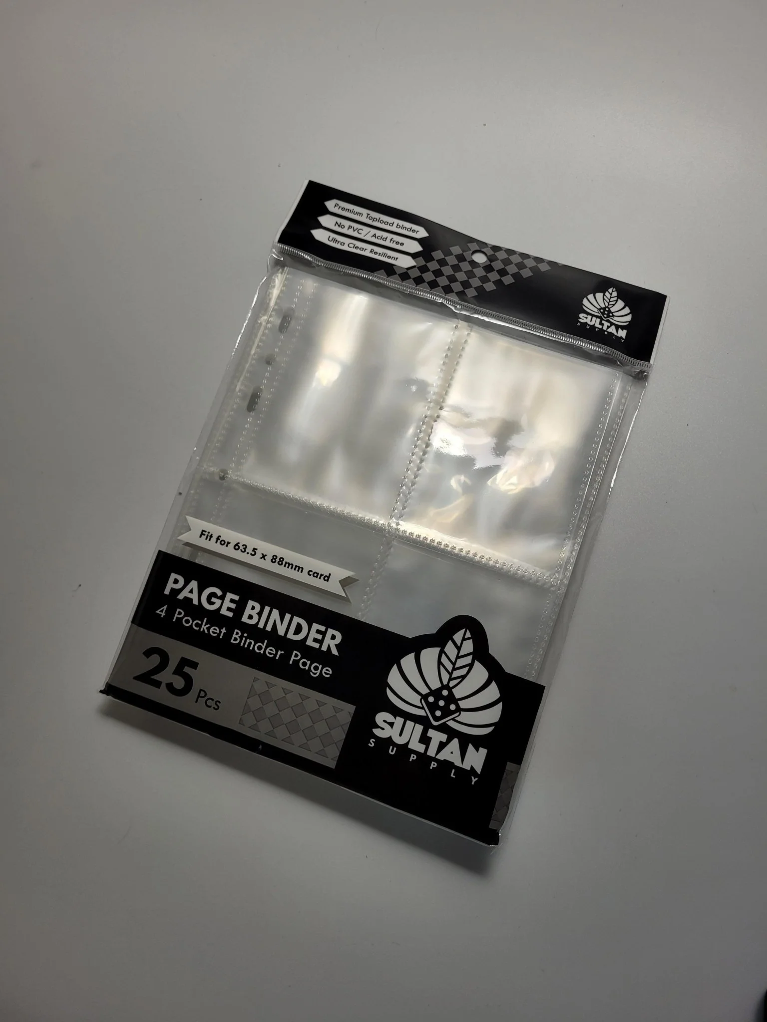 Sultan Supply Ultra Clear 4 Pocket Page Binder 7 Holes - Image 3