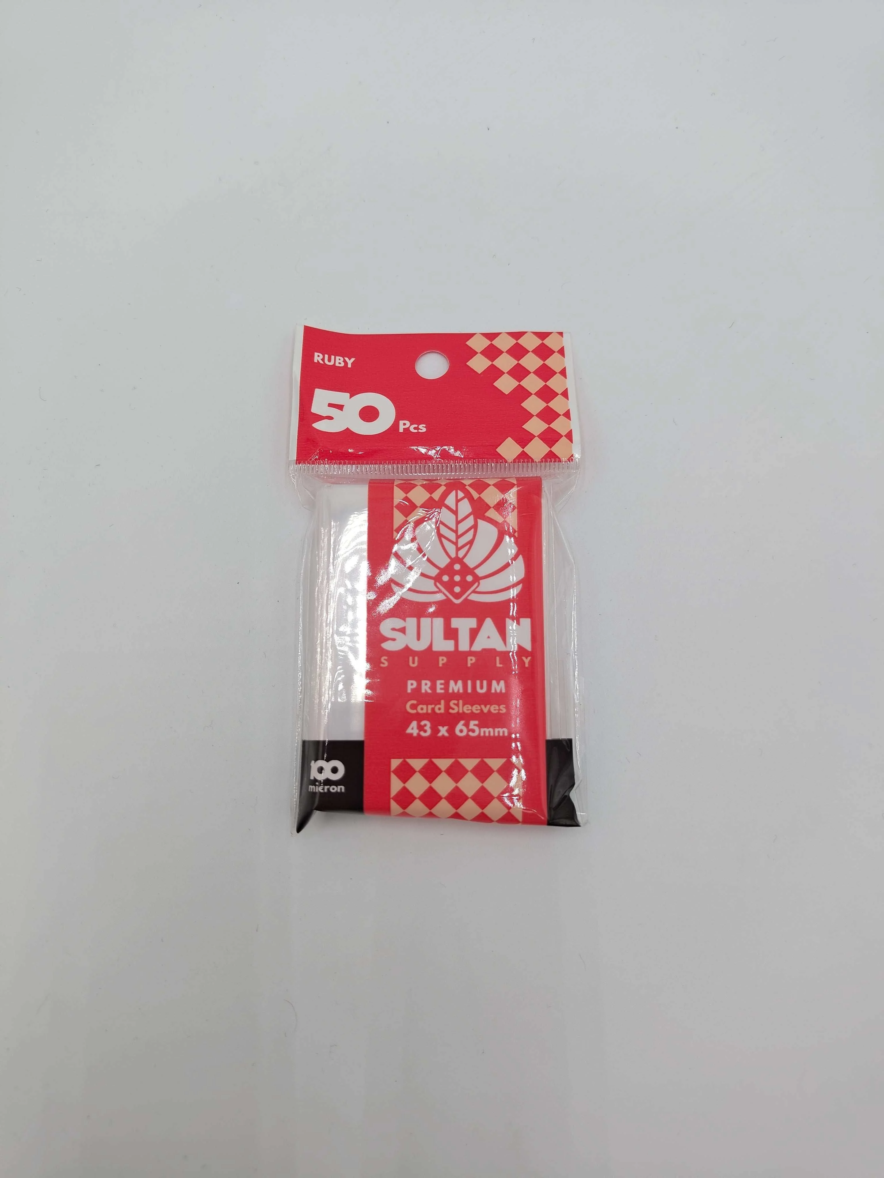 Sultan Sleeves Ruby 43 x 65mm  100 microns