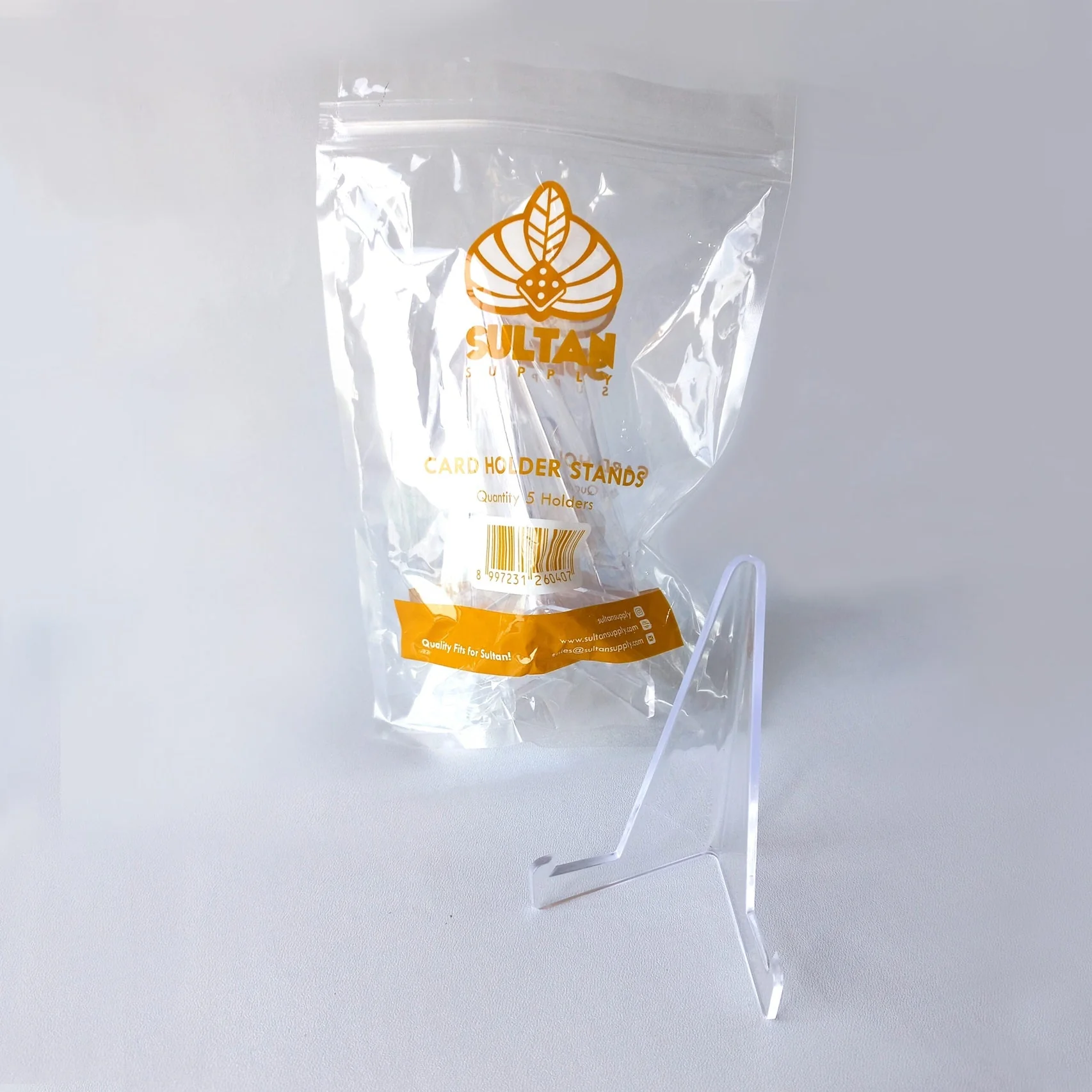 Sultan Supply: Acrylic Card Stand (5 Pcs)
