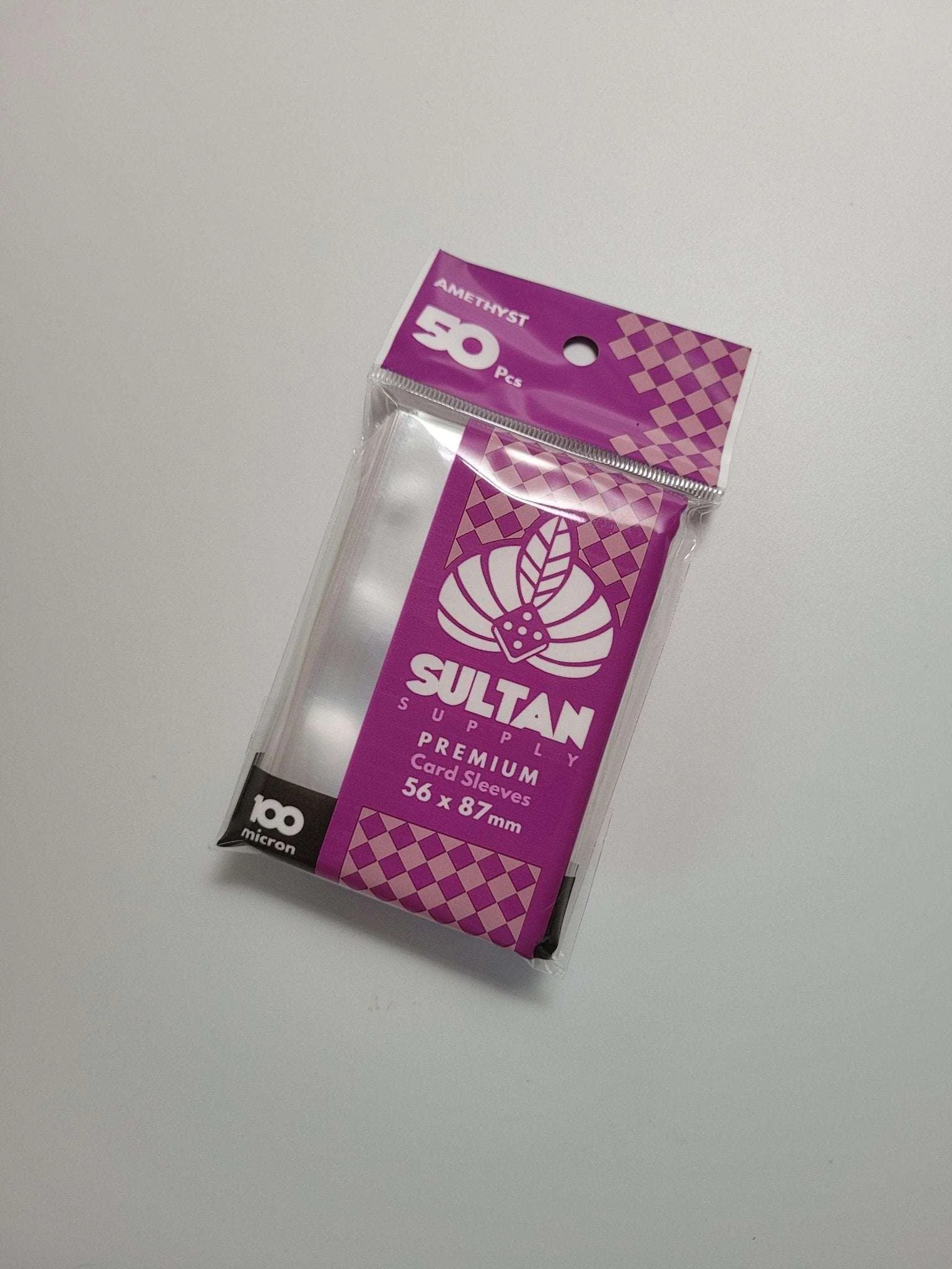Sultan Supply Premium Card Sleeves: 56 x 87 mm Standard USA Amethyst (100 microns) - Image 2