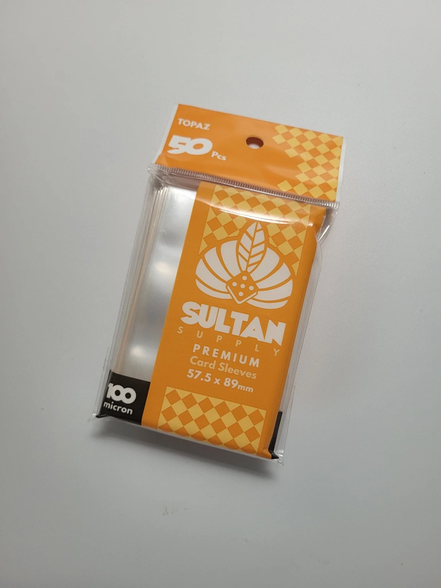 Sultan Supply Premium Card Sleeves: 57.5 x 89 mm Topaz (100 microns) - Image 2