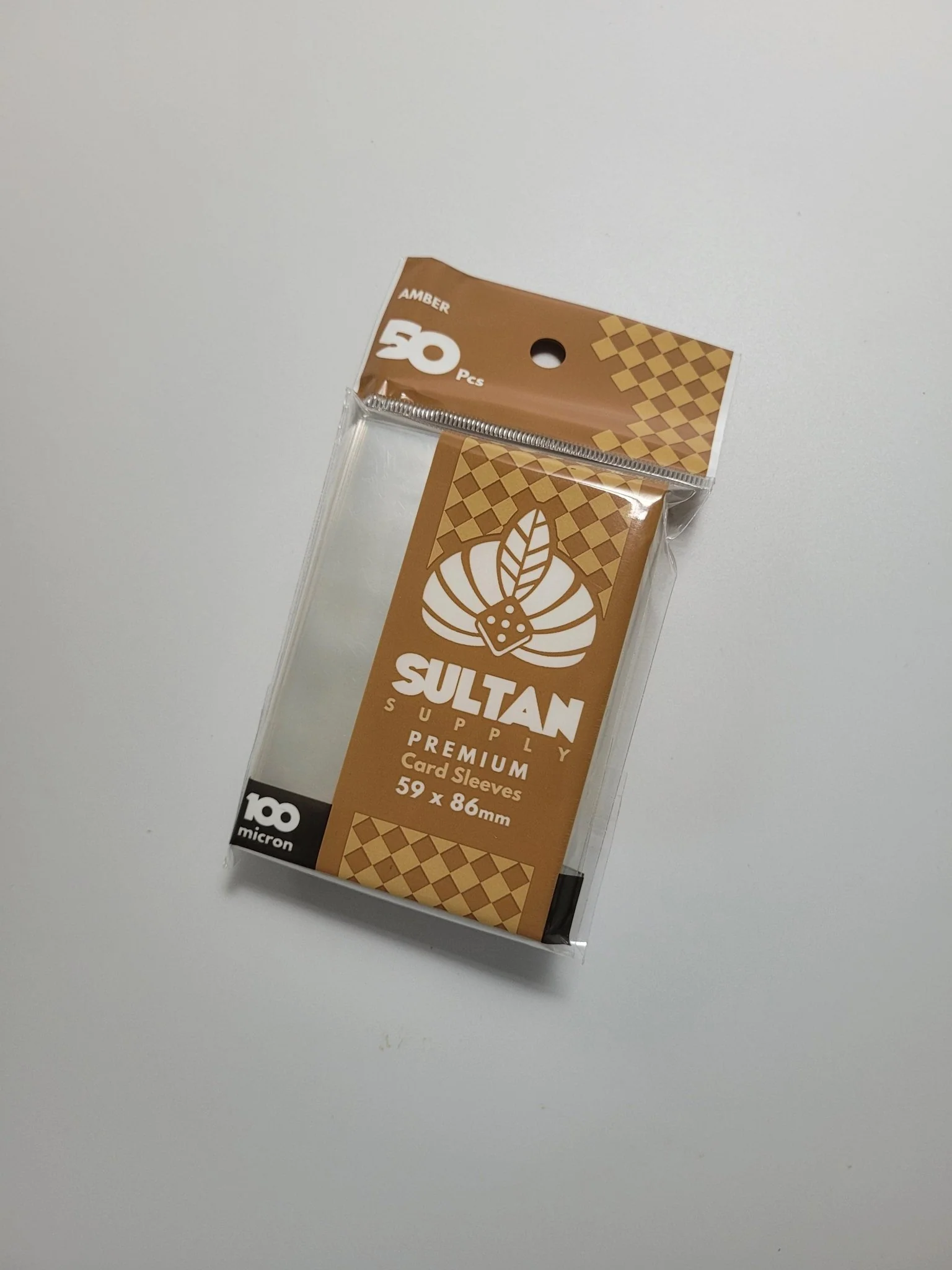 Sultan Supply Premium Card Sleeves: 59 x 86 mm Amber (100 microns) - Image 2