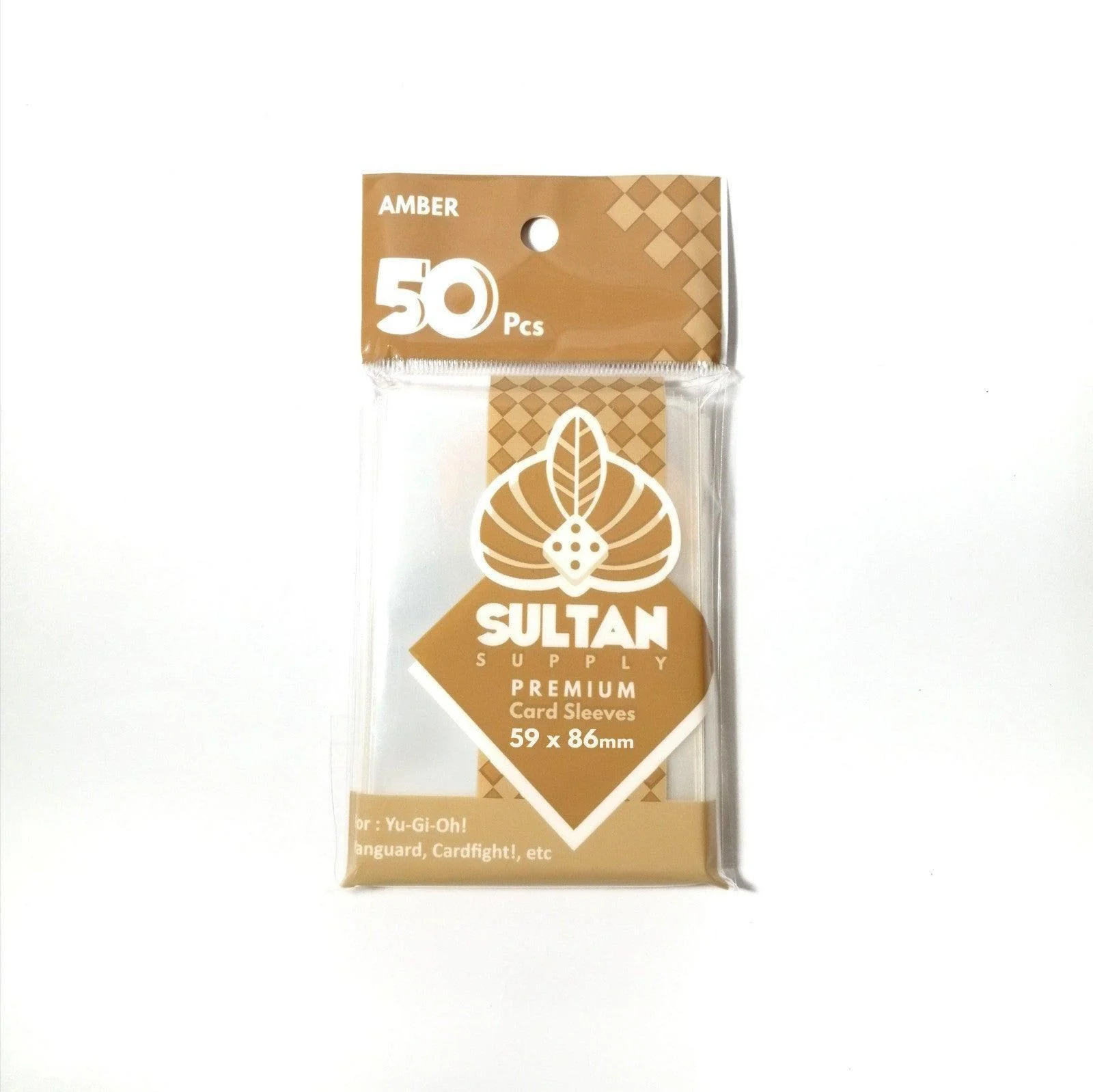 Sultan Supply Premium Card Sleeves: 59 x 86 mm Amber (90 microns)
