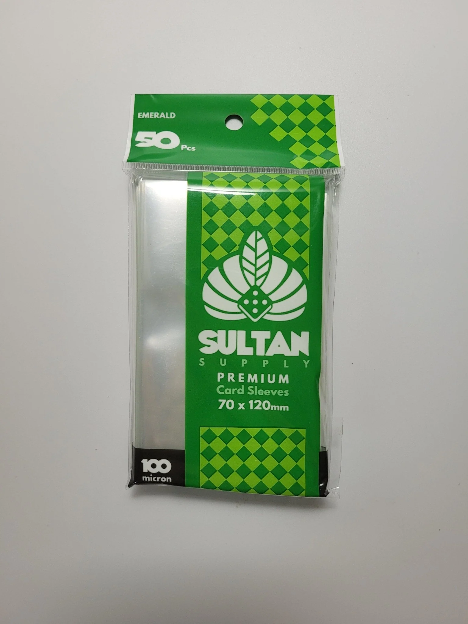Sultan Supply Premium Card Sleeves: 70 x 120 mm Tarot Emerald (100 microns)