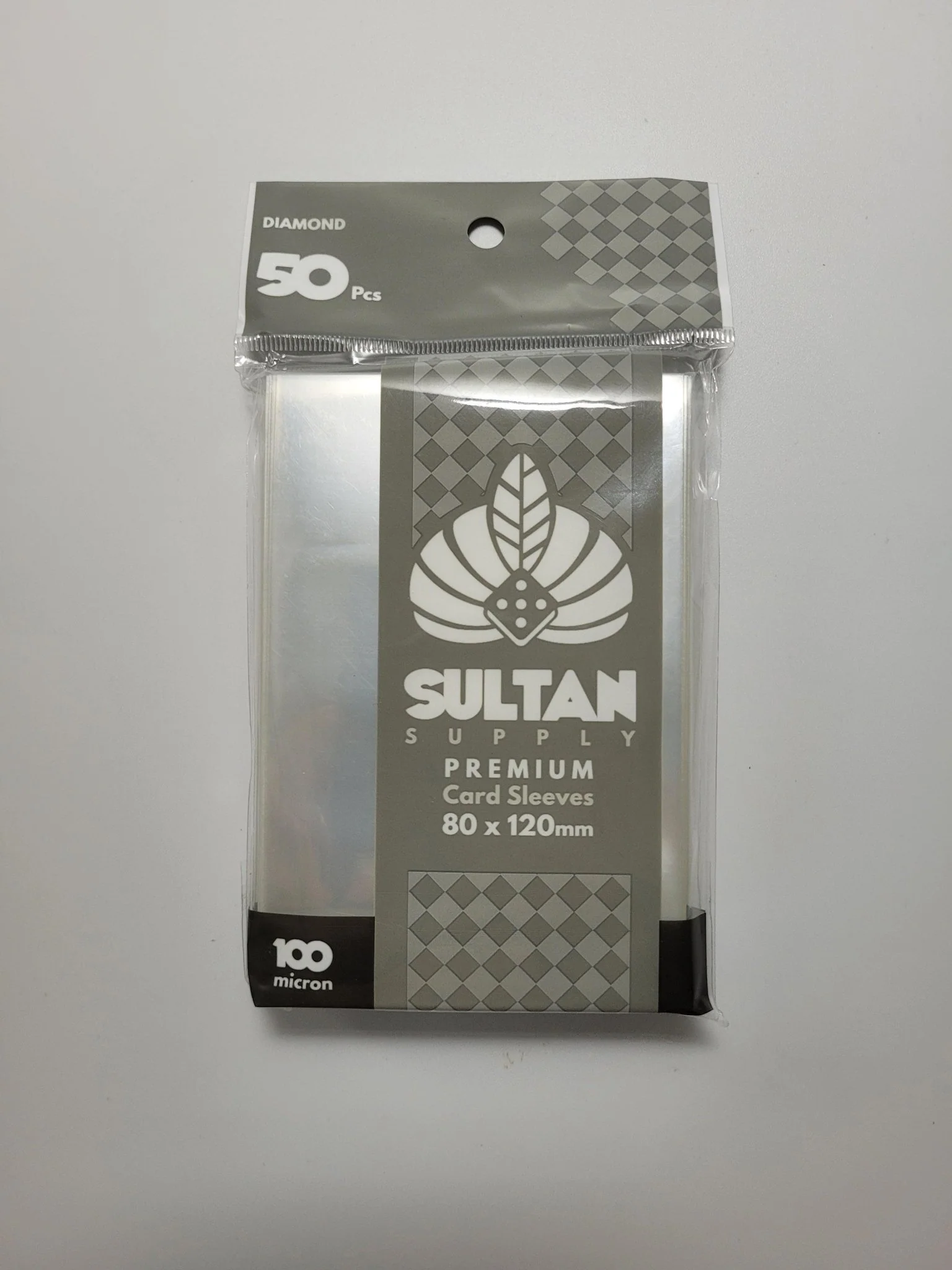 Sultan Supply Premium Card Sleeves: 80 x 120 mm Diamond (100 microns)