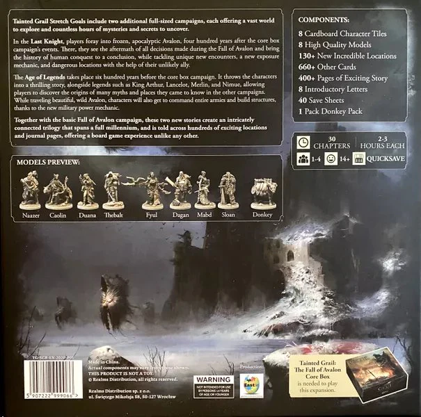 Tainted Grail - Stretch Goals: Age of Legends & Last Knight Campaigns - Image 2