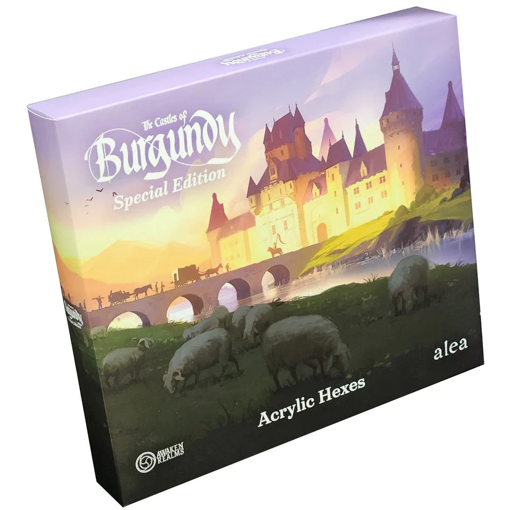 The Castles Of Burgundy Special Edition Acrylic Upgraded Hex Tiles