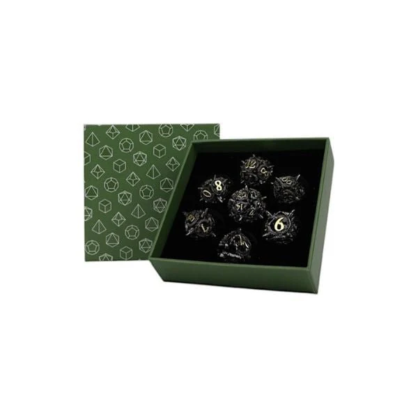Xeno Hollow Dice Set Black/Gold