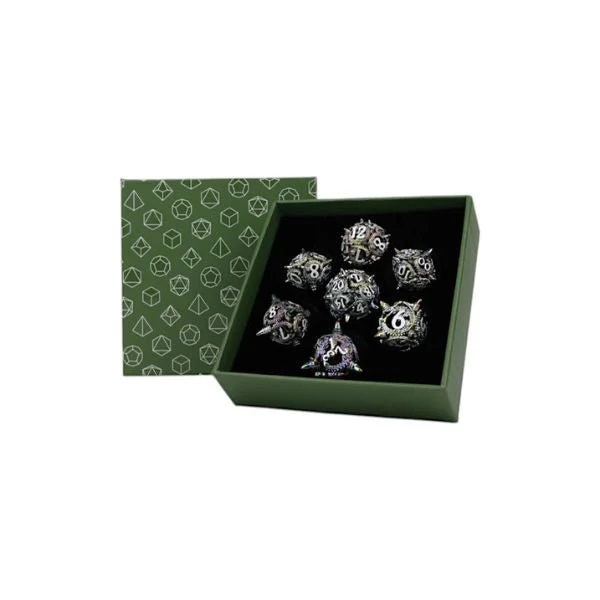 Xeno Hollow Dice Set Oilslick