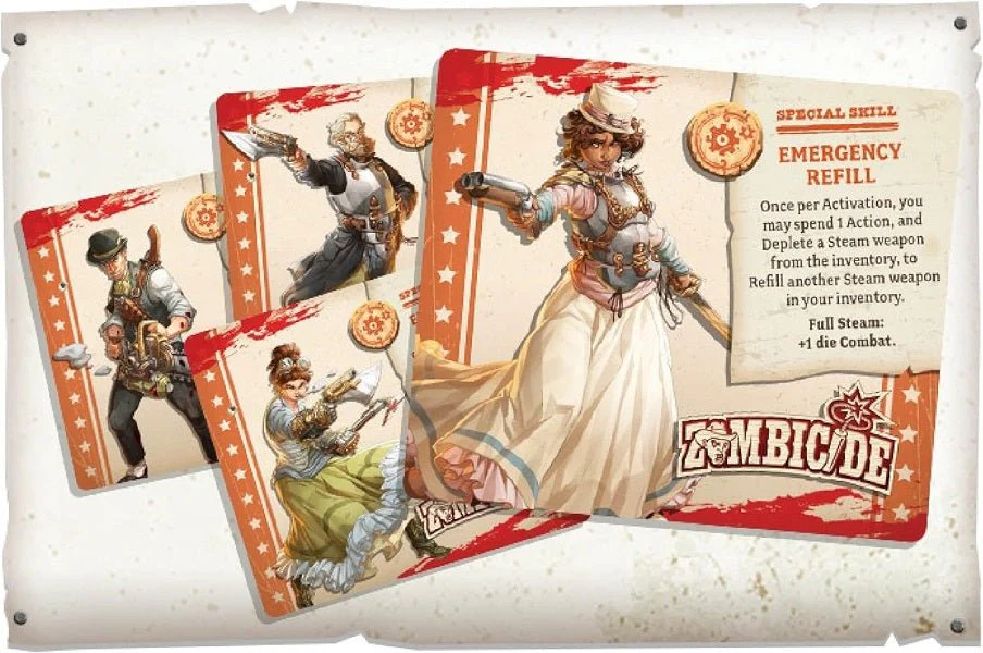 Zombicide Undead Or Alive: Gears & Guns Expansion - Image 3